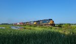 CSXT 468 Leads M427-05 at Scarborough ME